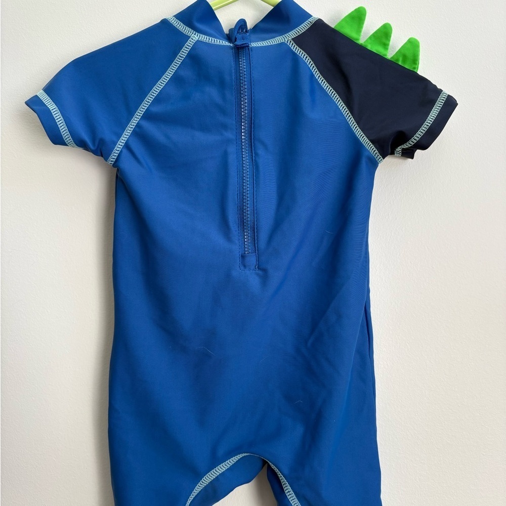Carter's Blue Dinosaur Rashguard - Picture 3 of 4